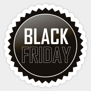 Black Friday Icon Sticker